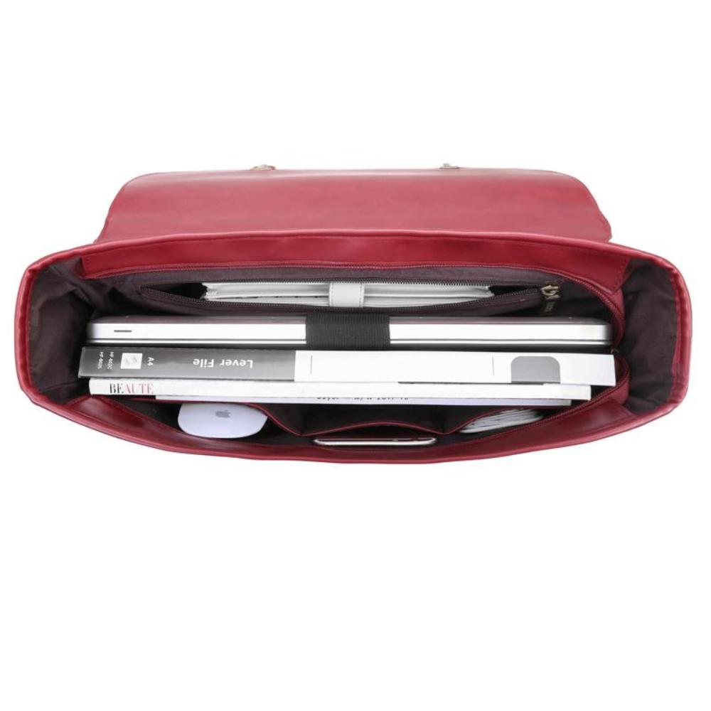 Knoten - Sac Retro Twist en Bleu-Rose