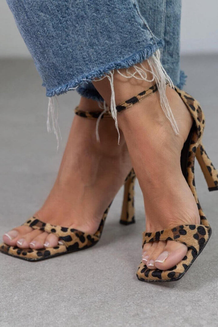 Giulia™ | Sandales à talons hauts au motif animalier