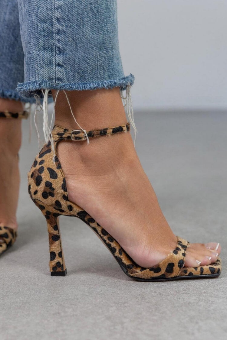 Giulia™ | Sandales à talons hauts au motif animalier