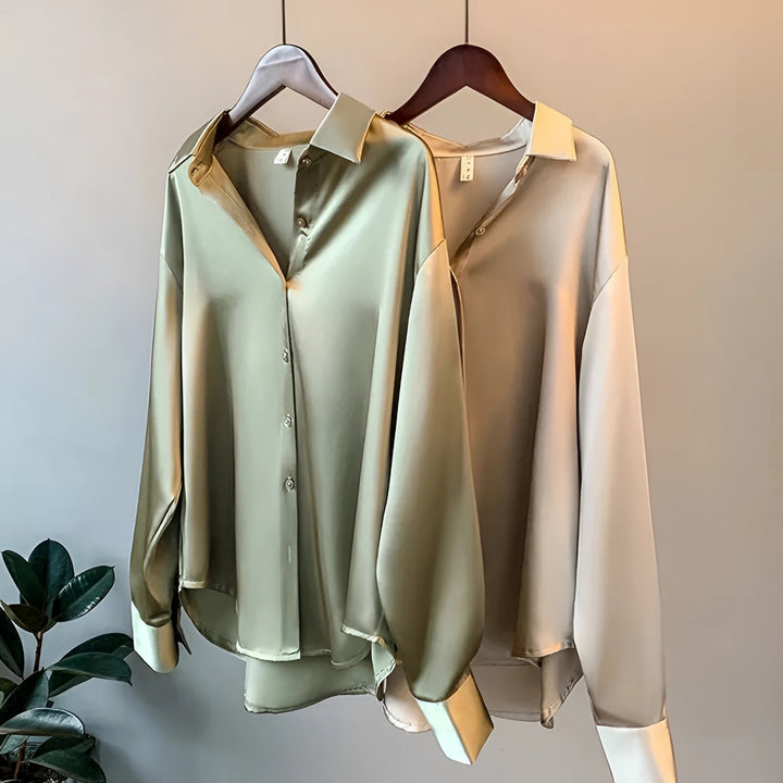 Bianca | Blouse en Soie de Style Chic