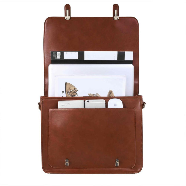 Knoten - Sac Retro Twist en Bleu-Rose