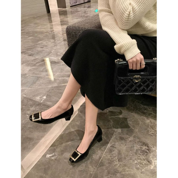 Narella™ | Sandales Chic à Talon Moyen et Bout Carré