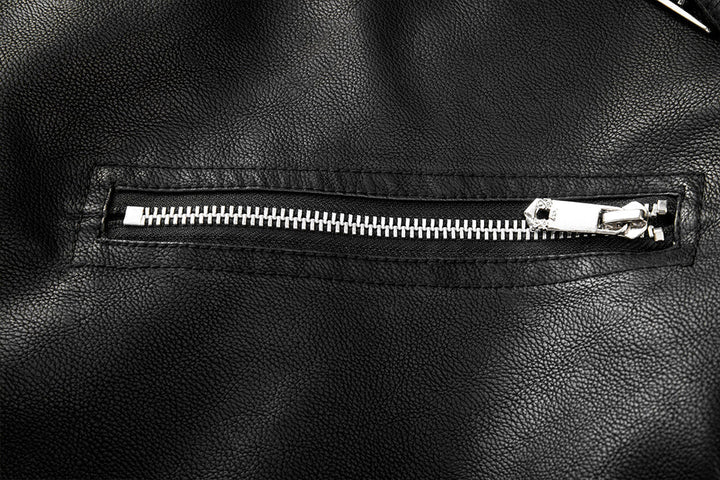 Élégance Cuir – Veste en cuir souple, idéale pour un style intemporel et chic.