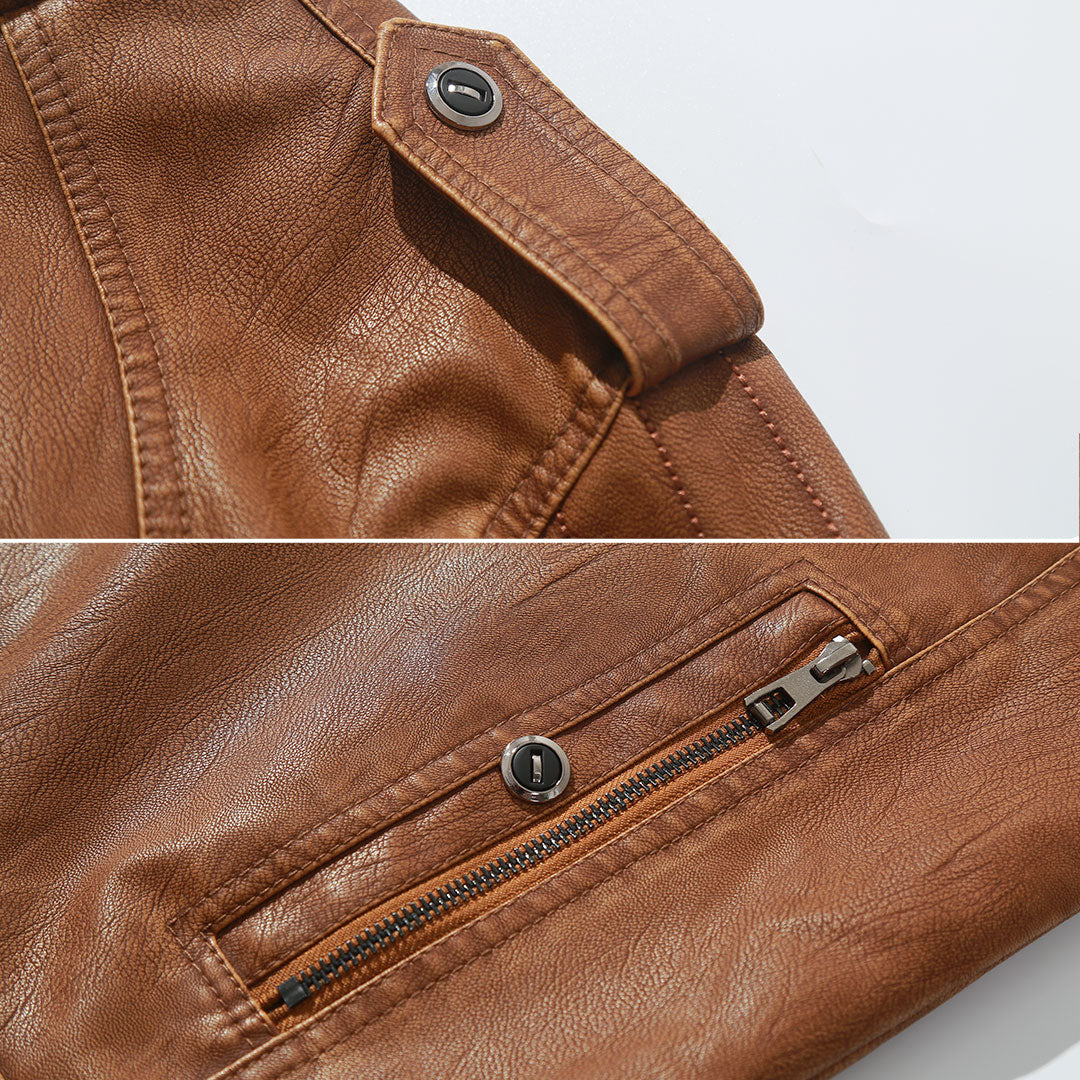 Veste Éléganza – Veste de moto en polaire douce et isolante pour l'hiver