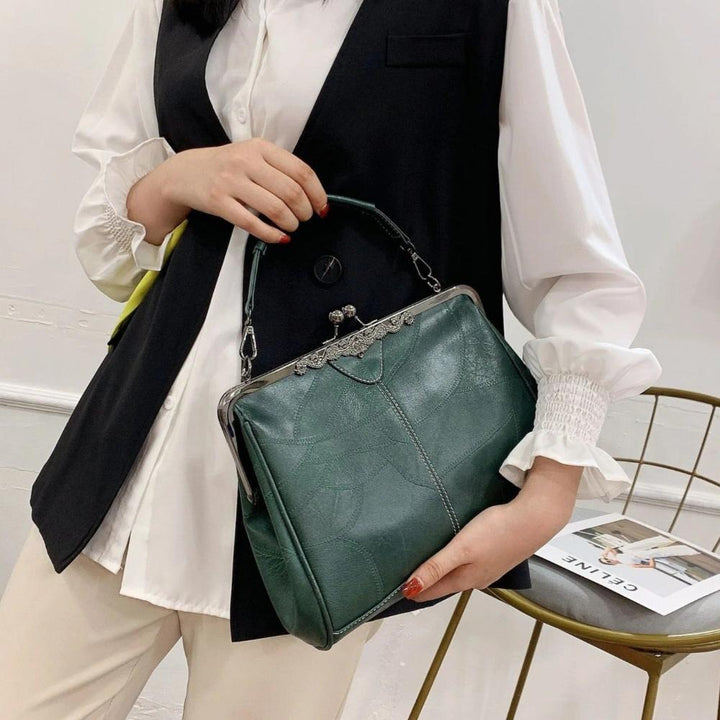 Mila - Sac vintage intemporel avec élégant fermoir à rabat