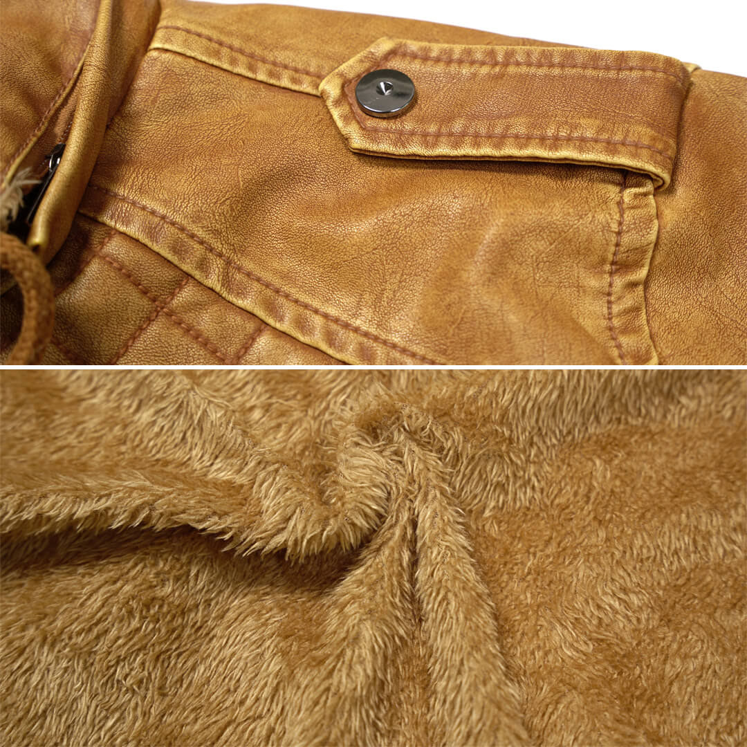 Élégance Cuir – Veste en cuir de luxe, souple et intemporelle pour l'automne